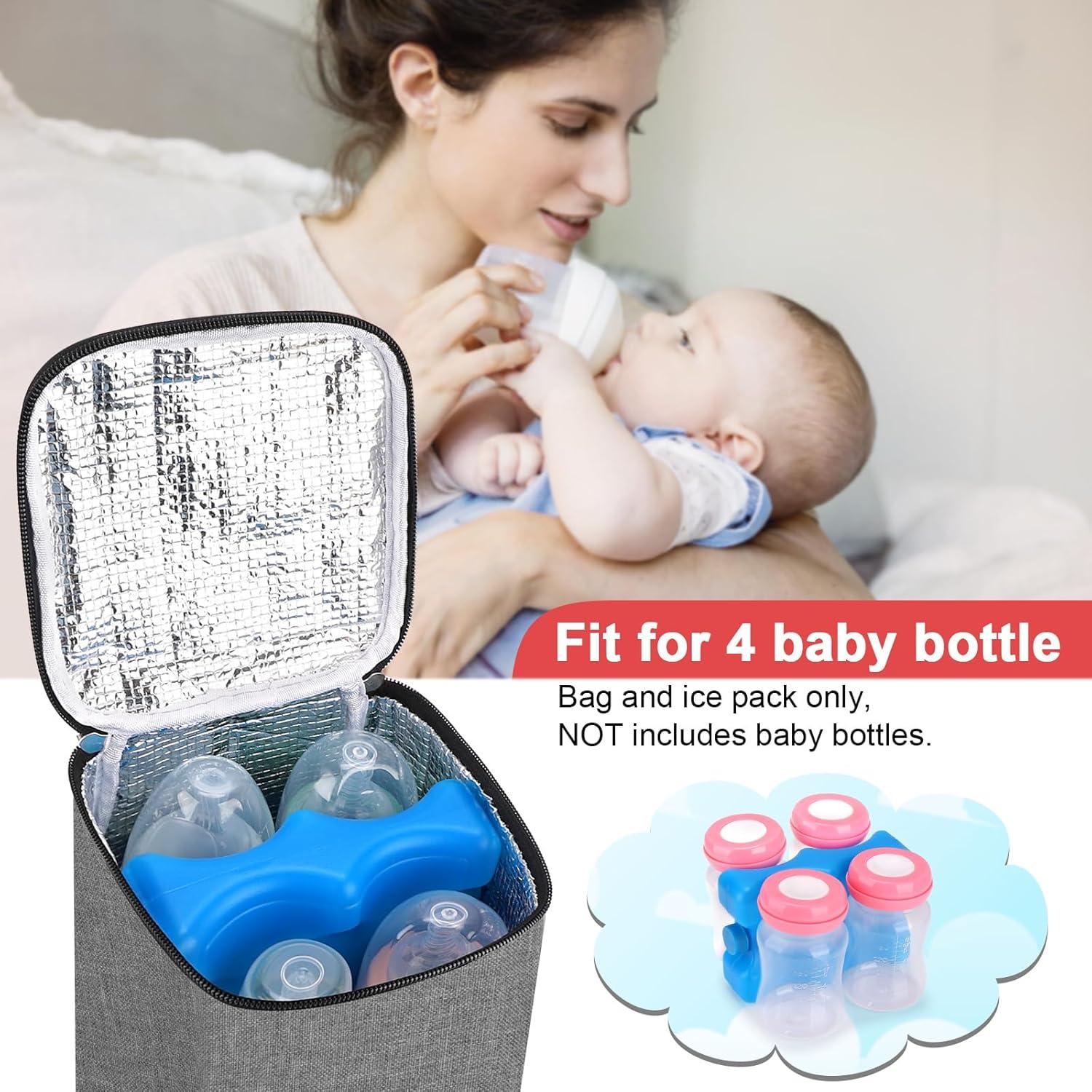 Bolsa Térmica Accmor para Biberones - Acomoda 4 de 240ml