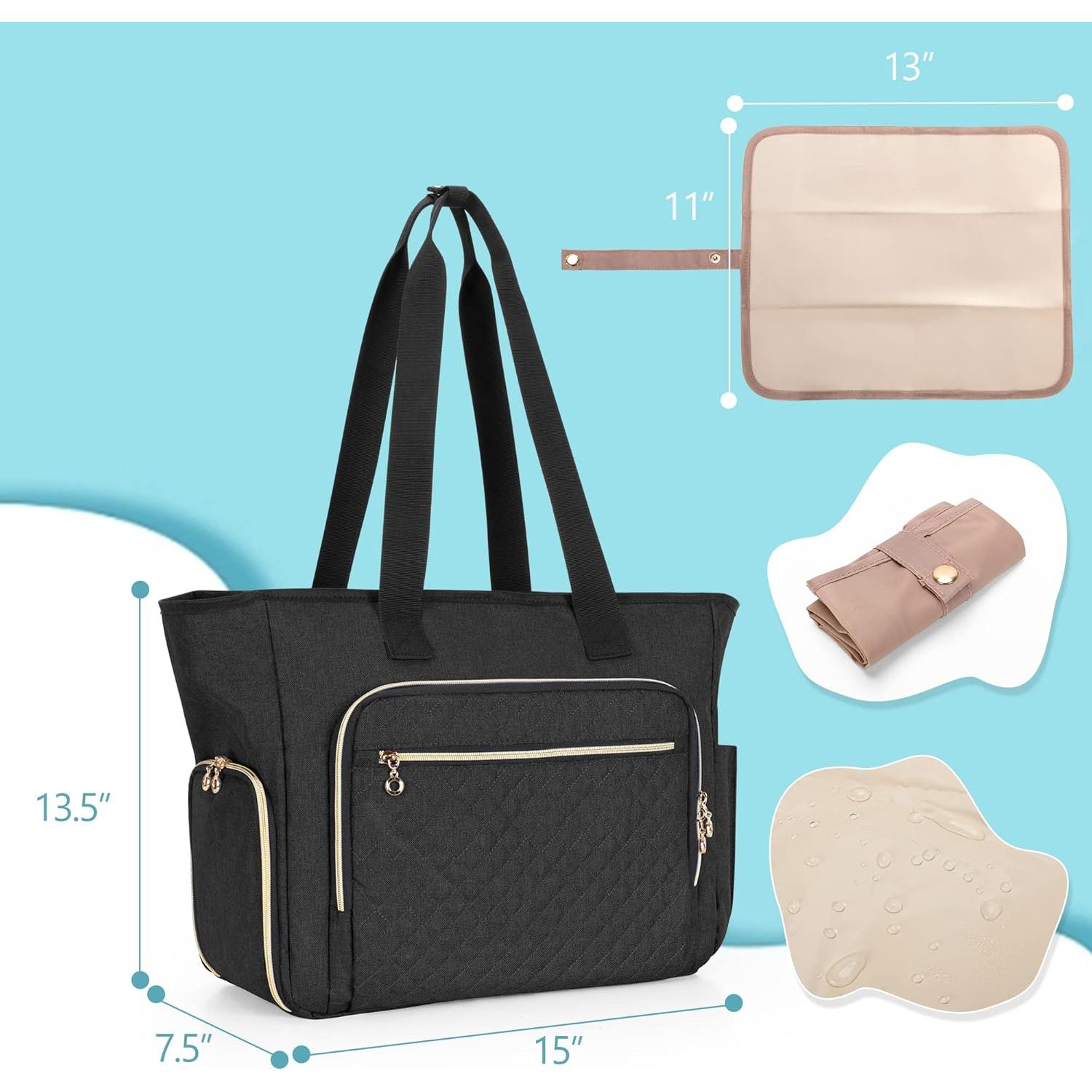 Bolsa para Extractor de Leche LUXJA Negra Compatible con Spectra S1/S2