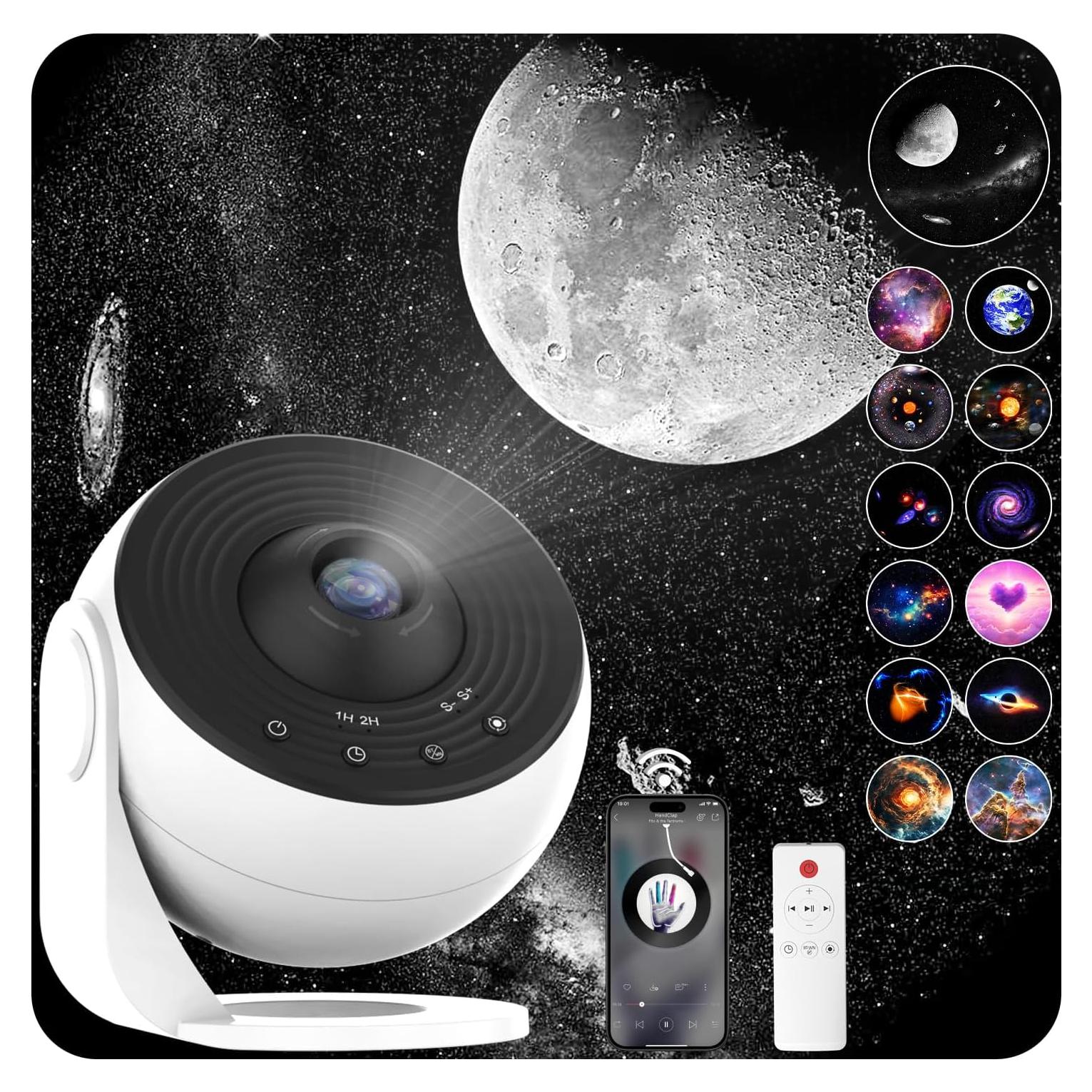 Proyector Planetario SOMKTN Galaxy Pro 13 en 1 LED Bluetooth