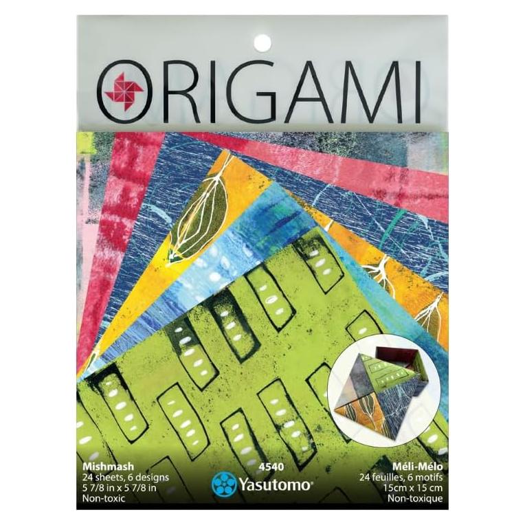 Papel de Origami Yasutomo Mishmash 24 Hojas 14.93 cm