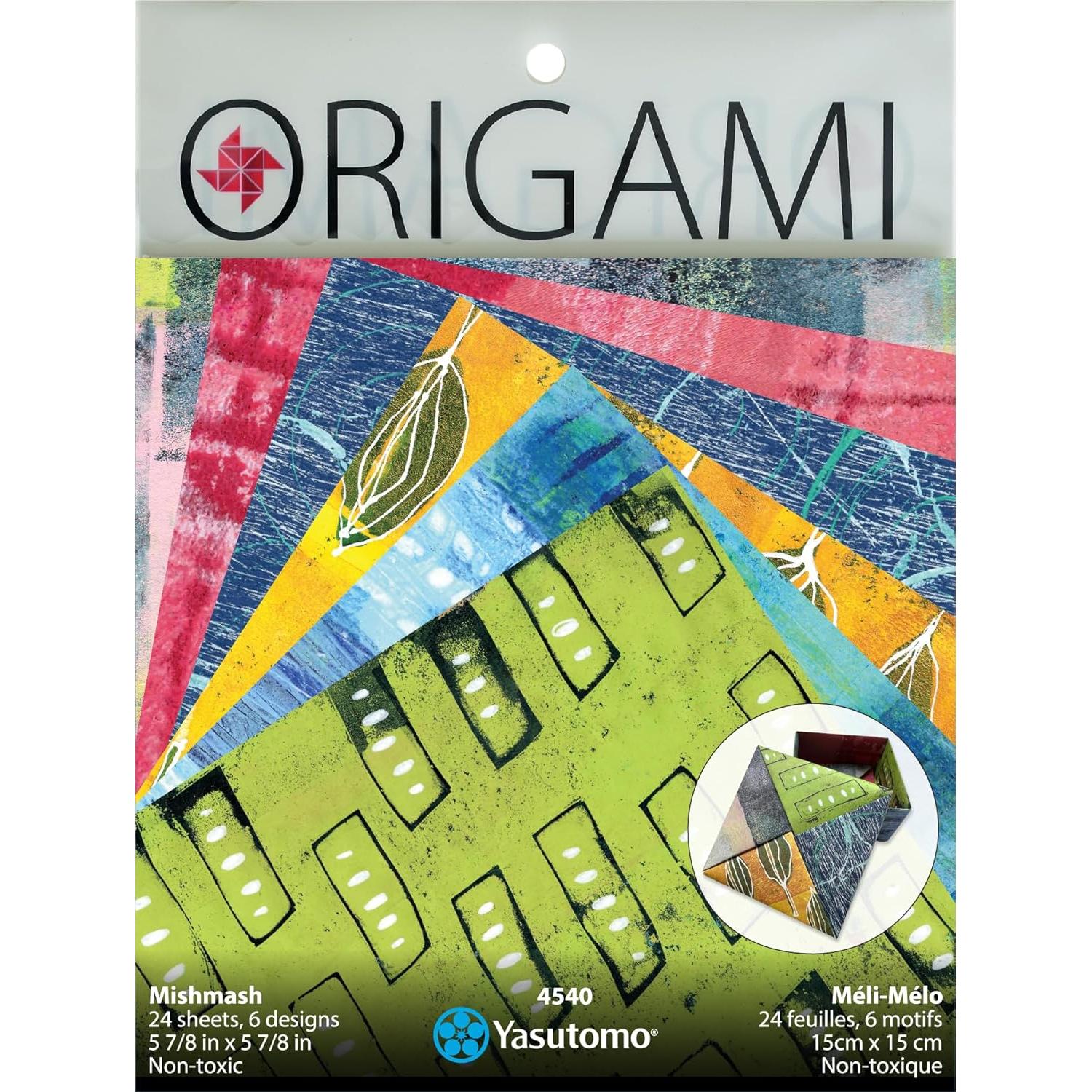 Papel de Origami Yasutomo Mishmash 24 Hojas 14.93 cm