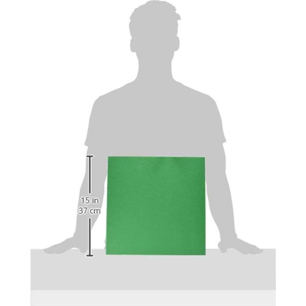 Papel de Origami Toyo 068304 Verde 35x35 cm - Paquete de 12