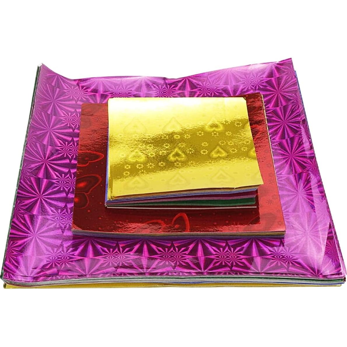 150 Hojas de Papel de Origami Brillante WDONAY 7x7cm 10x10cm 15x15cm