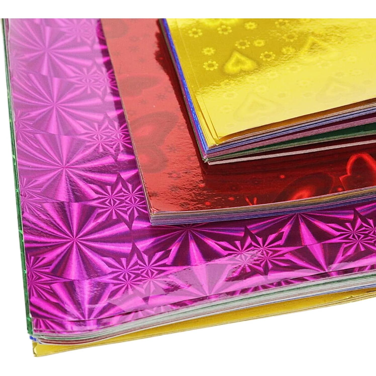150 Hojas de Papel de Origami Brillante WDONAY 7x7cm 10x10cm 15x15cm