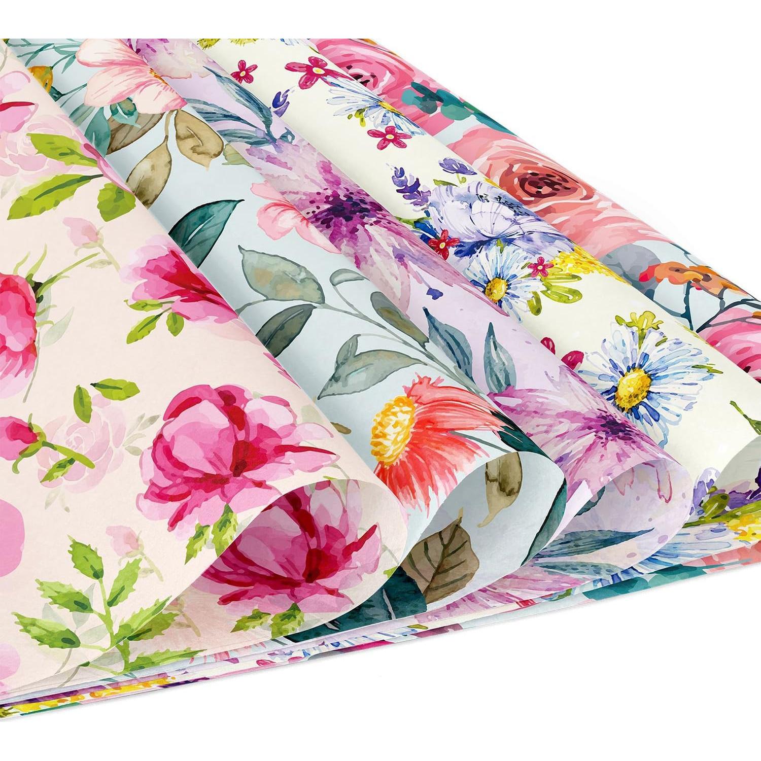 Conjunto de Papel de Patrón Sorkwo para el Día de la Madre 24 Hojas 30.48x30.48cm