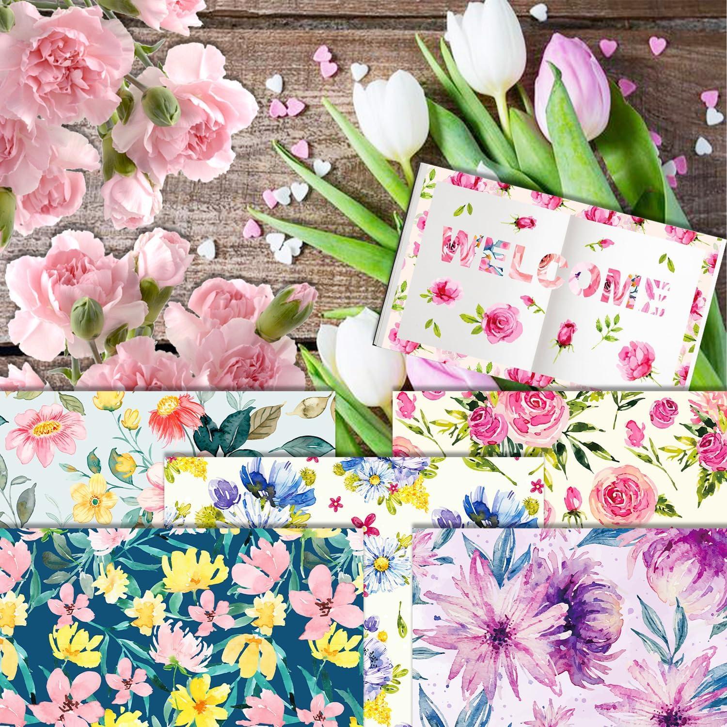 Conjunto de Papel de Patrón Sorkwo para el Día de la Madre 24 Hojas 30.48x30.48cm