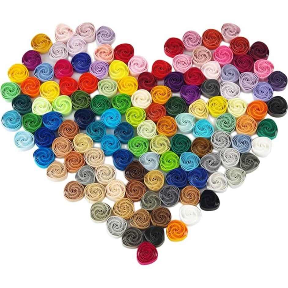 Tiras de Papel Quilling Verde Esmeralda 5mm 120pcs ODETOJOY