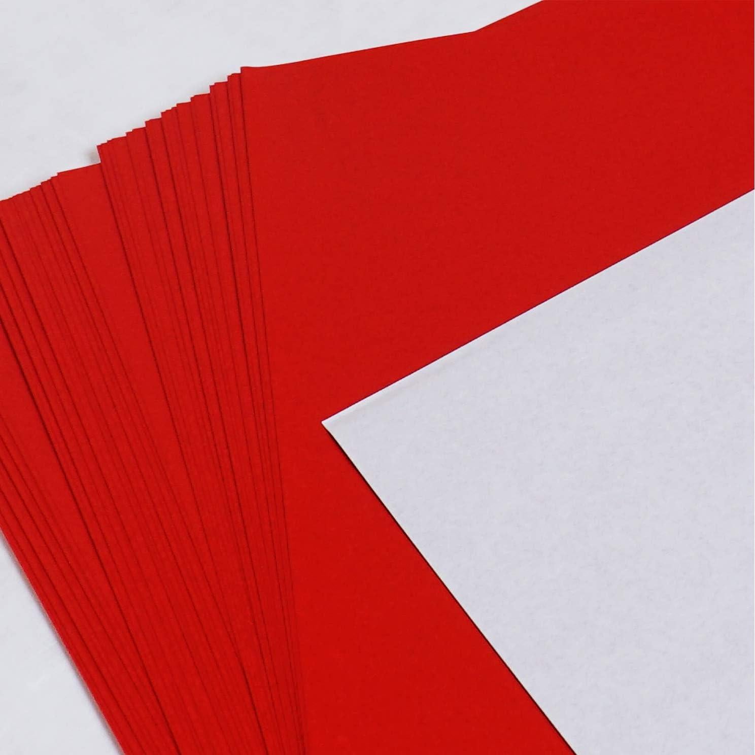 Papel de Origami Taro 15 cm Rojo 50 Hojas Kami Japonés