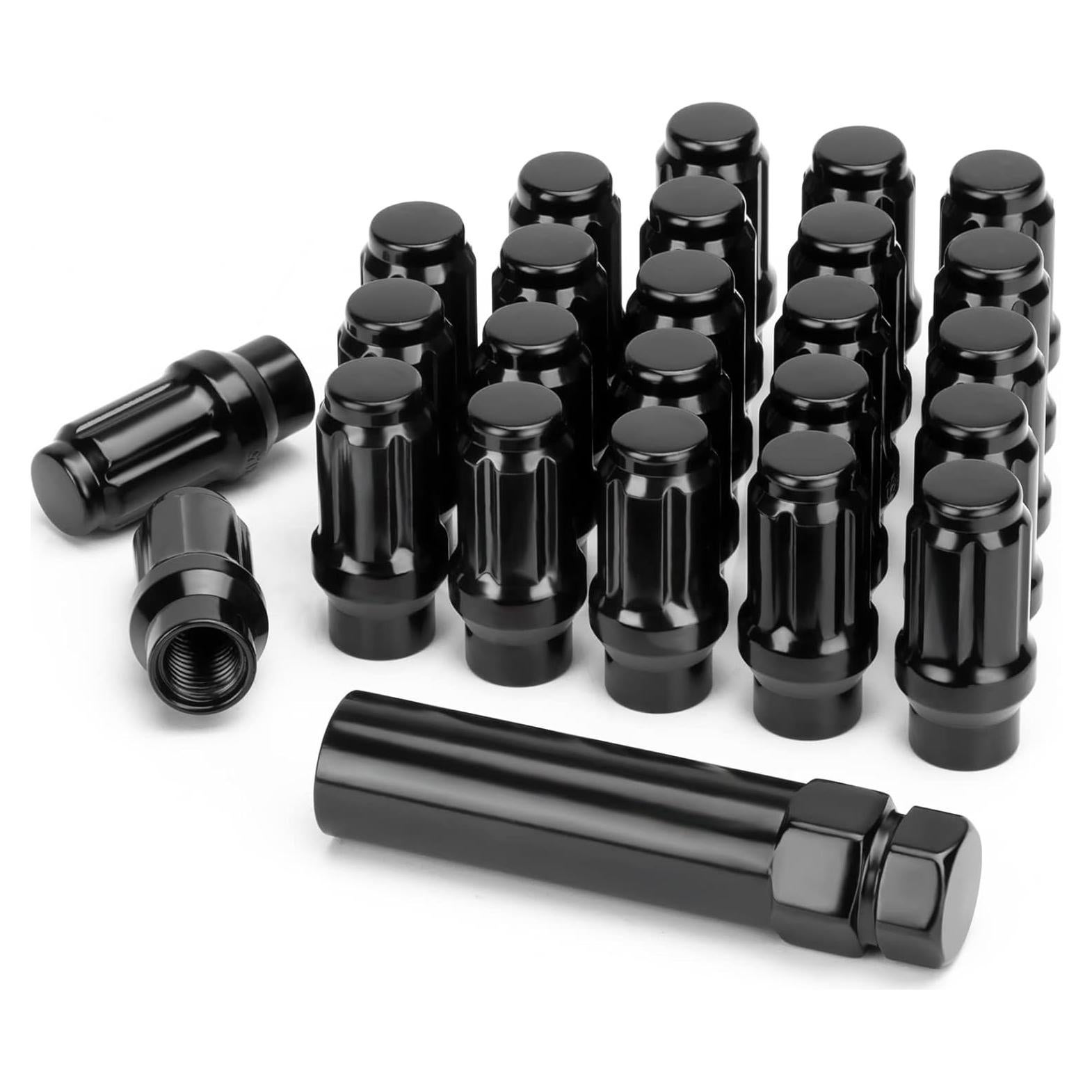 Tuercas de Rueda KSP M12x1.5 24PCS Acorn Negra para Toyota