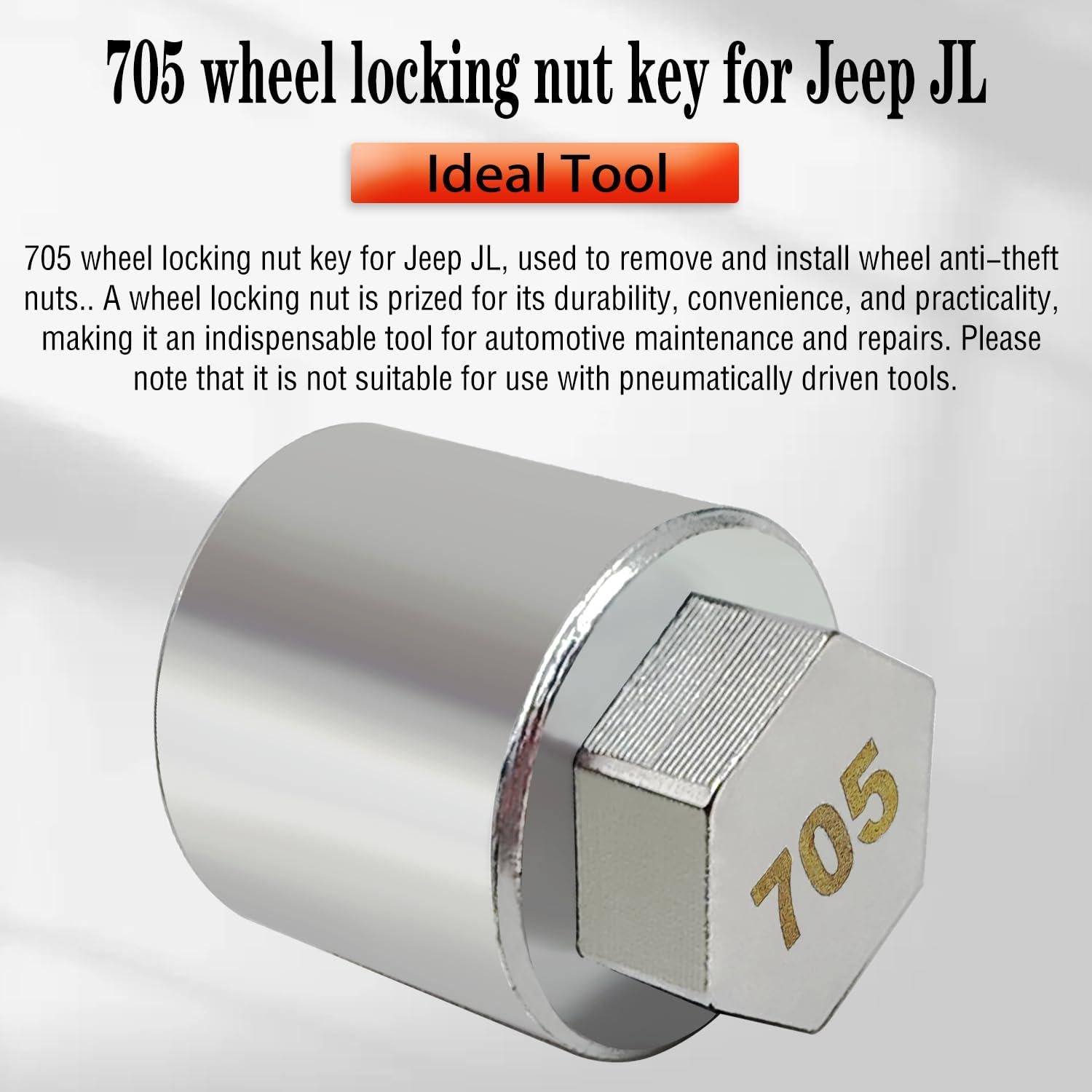 Llave de Tuerca de Bloqueo Jeep JL 705 - 27mm