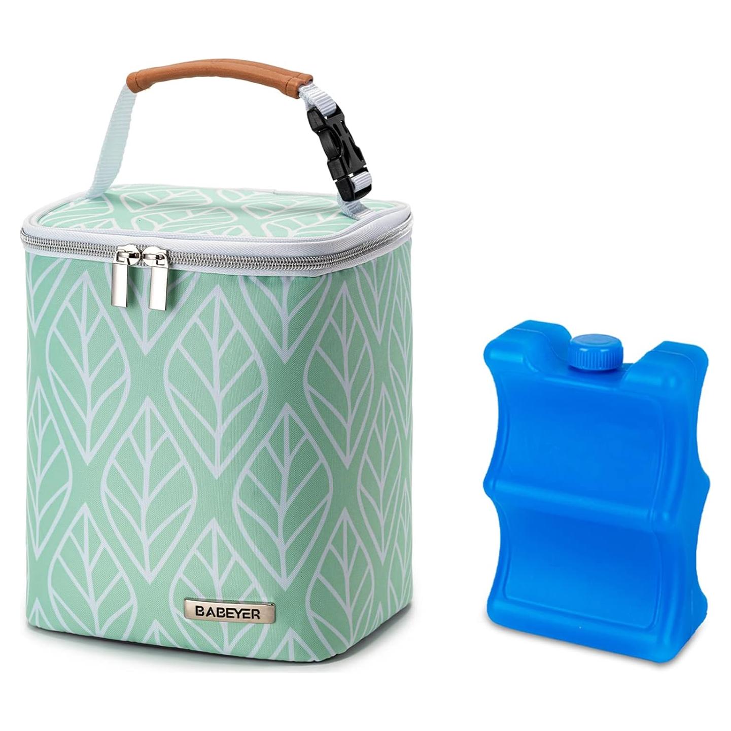 Bolsa Enfriadora BABEYER Verde para 4 Biberones 266 ml