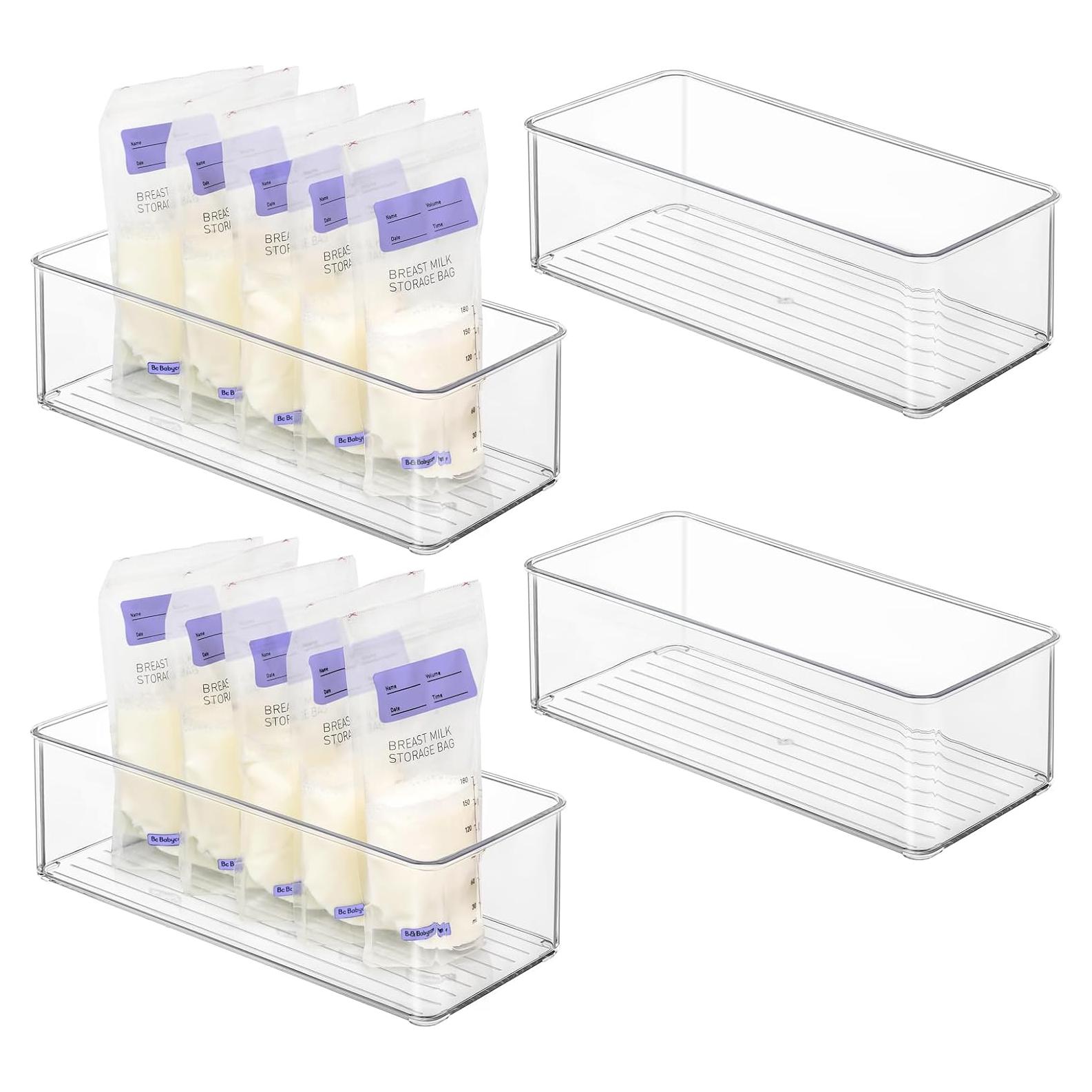 Contenedores de Almacenamiento de Leche Materna Hudgan 4 PCS