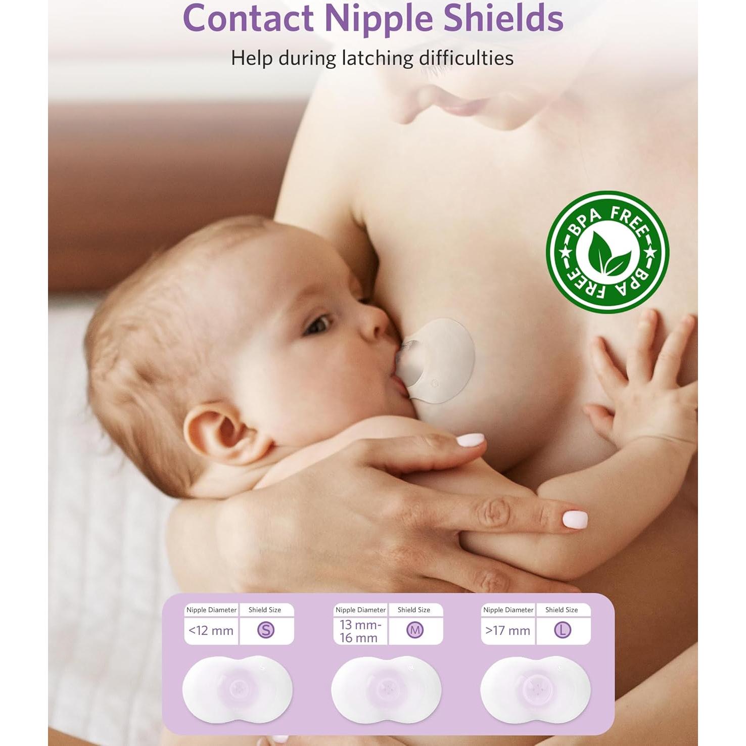 Kit de Lactancia Esenciales NAISMUMMY - Extractor Manual, Protectores, 30 Bolsas