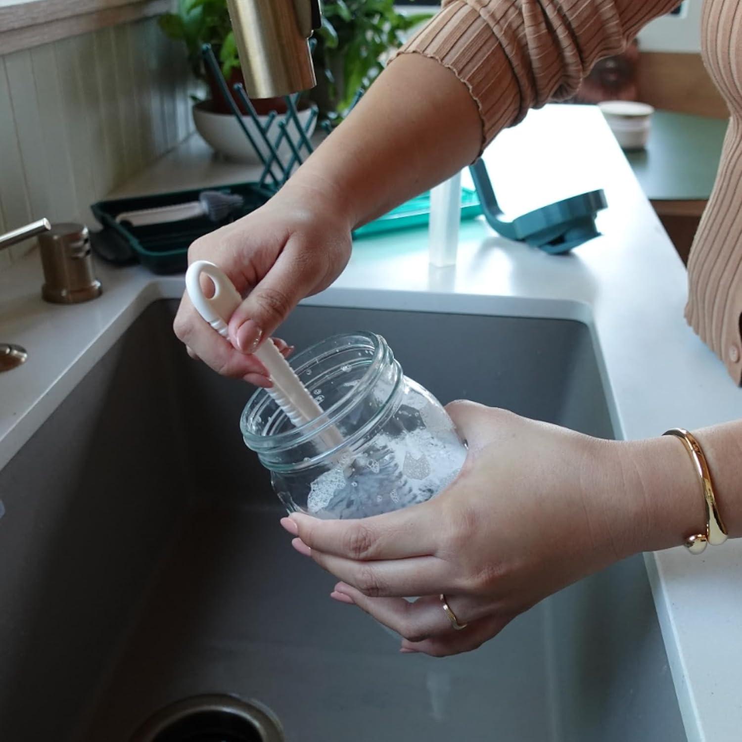 Jarra de vidrio para leche materna Willow 946 ml a prueba de lavavajillas