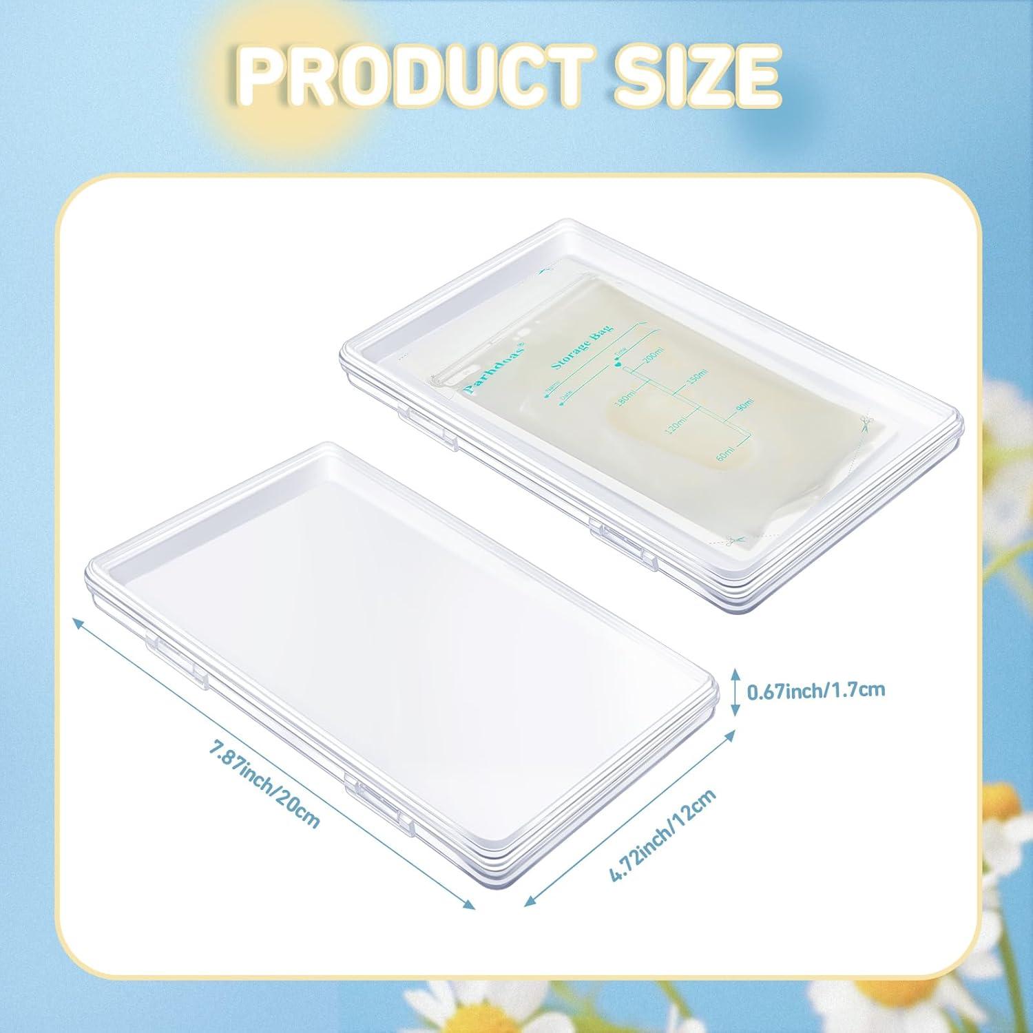 Hushee Organizador de Almacenamiento de Leche Materna 12 Pcs 20x12 cm
