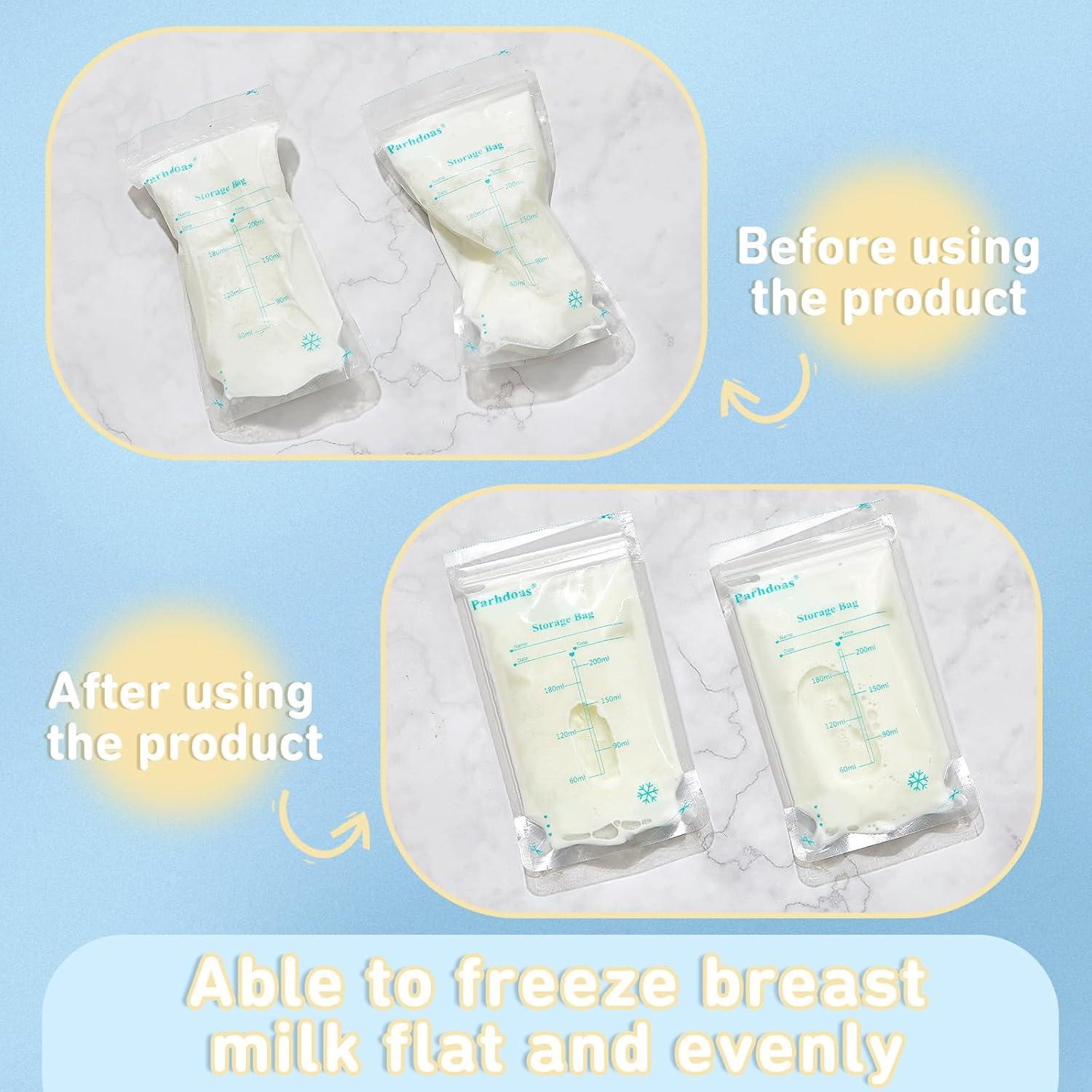 Hushee Organizador de Almacenamiento de Leche Materna 12 Pcs 20x12 cm