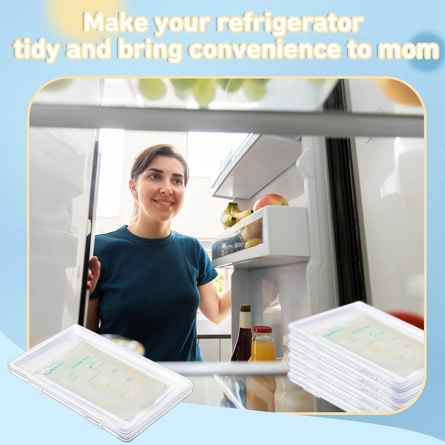 Hushee Organizador de Almacenamiento de Leche Materna 12 Pcs 20x12 cm