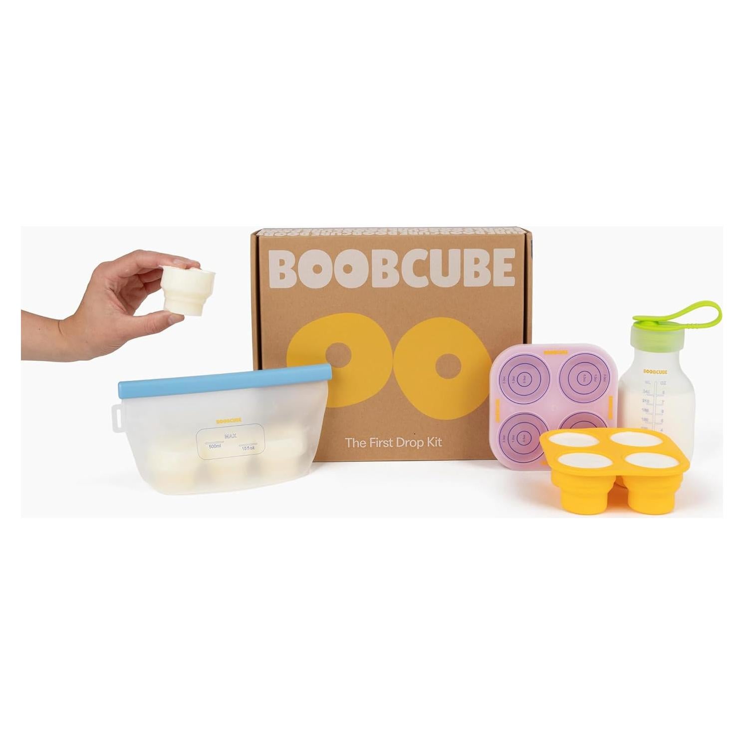 Bandejas Reutilizables para Leche Materna Boobcube 4pcs 236ml