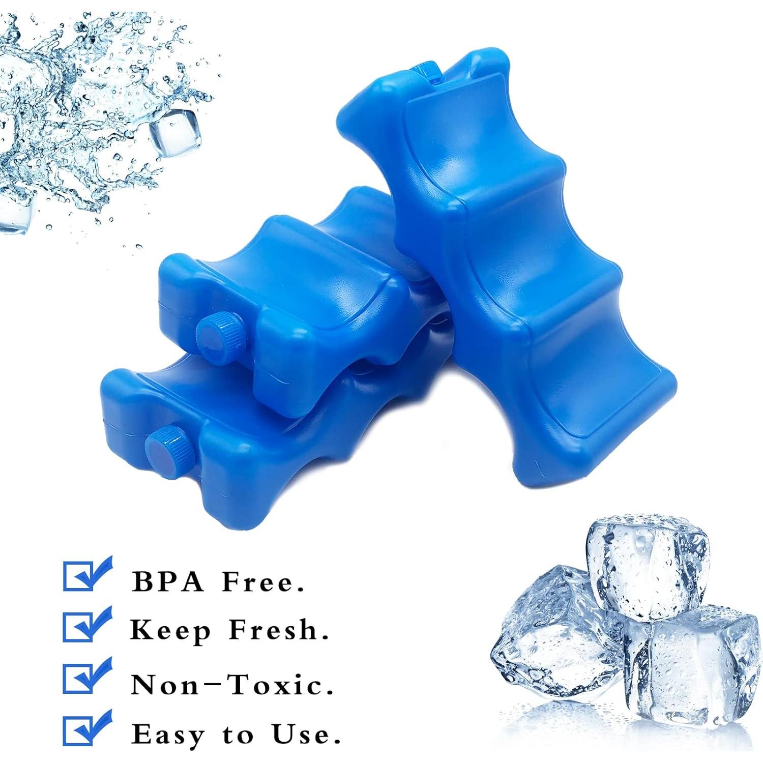 Paquete de 3 Hieleras Reutilizables para Leche Materna