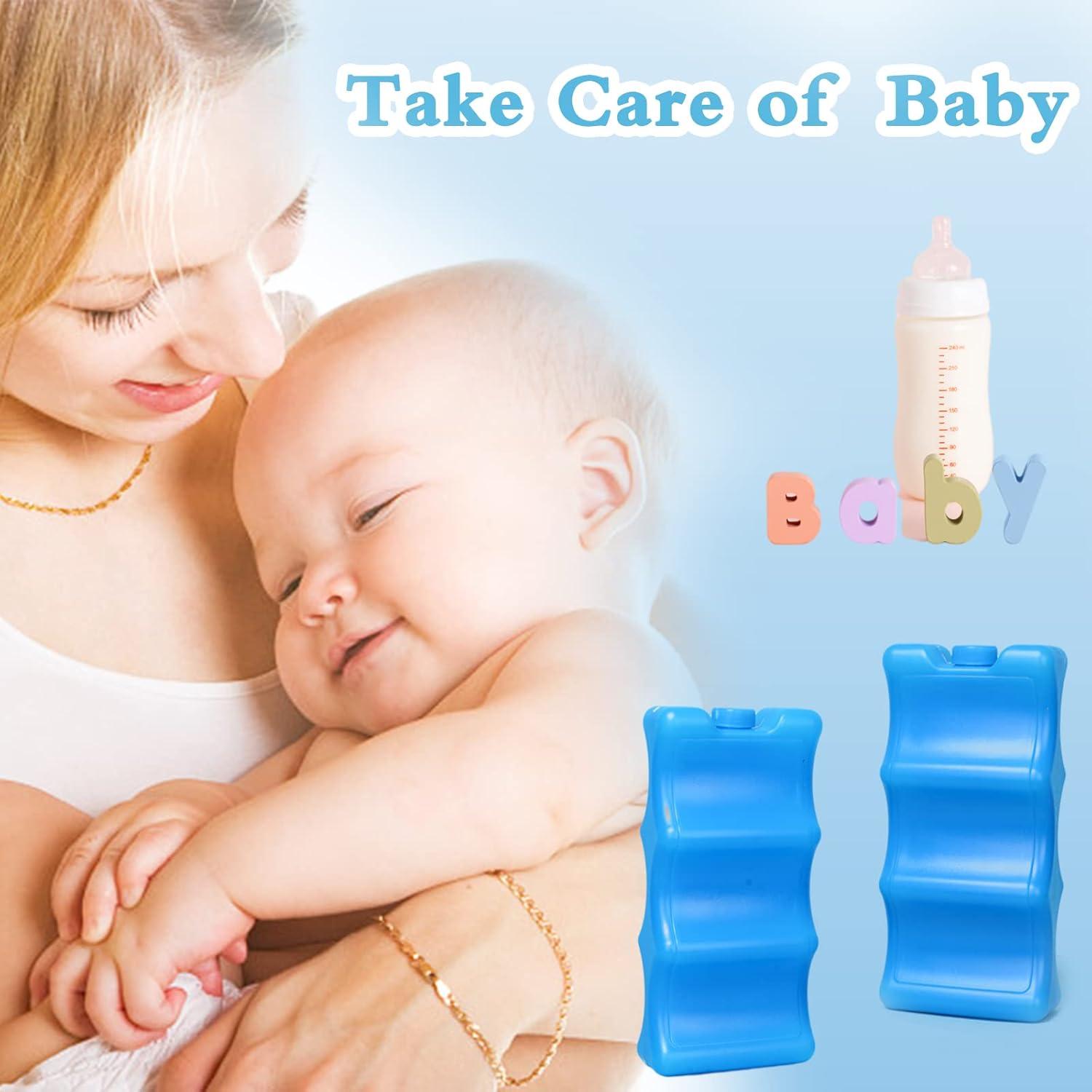 Paquete de 3 Hieleras Reutilizables para Leche Materna