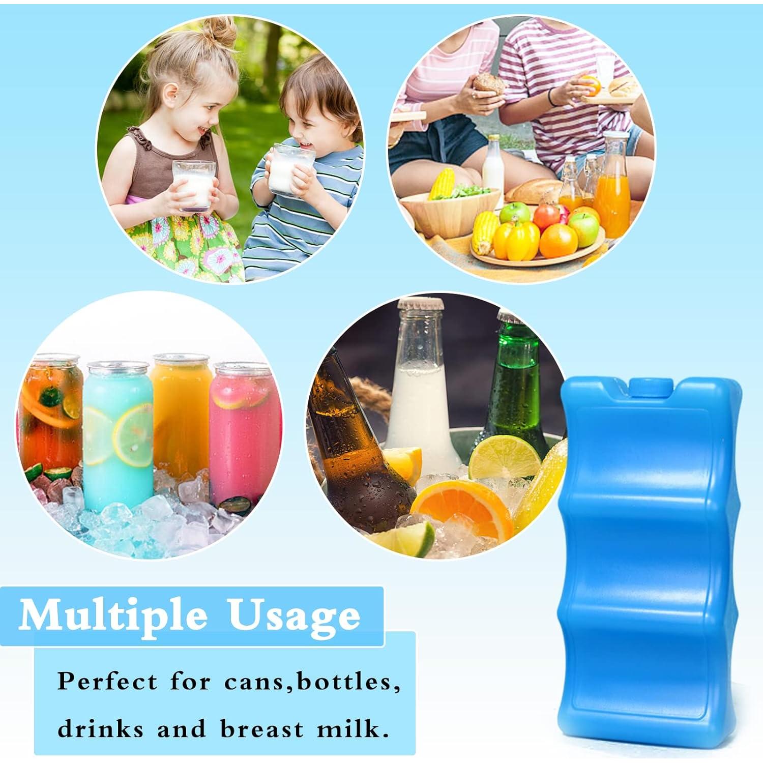 Paquete de 3 Hieleras Reutilizables para Leche Materna