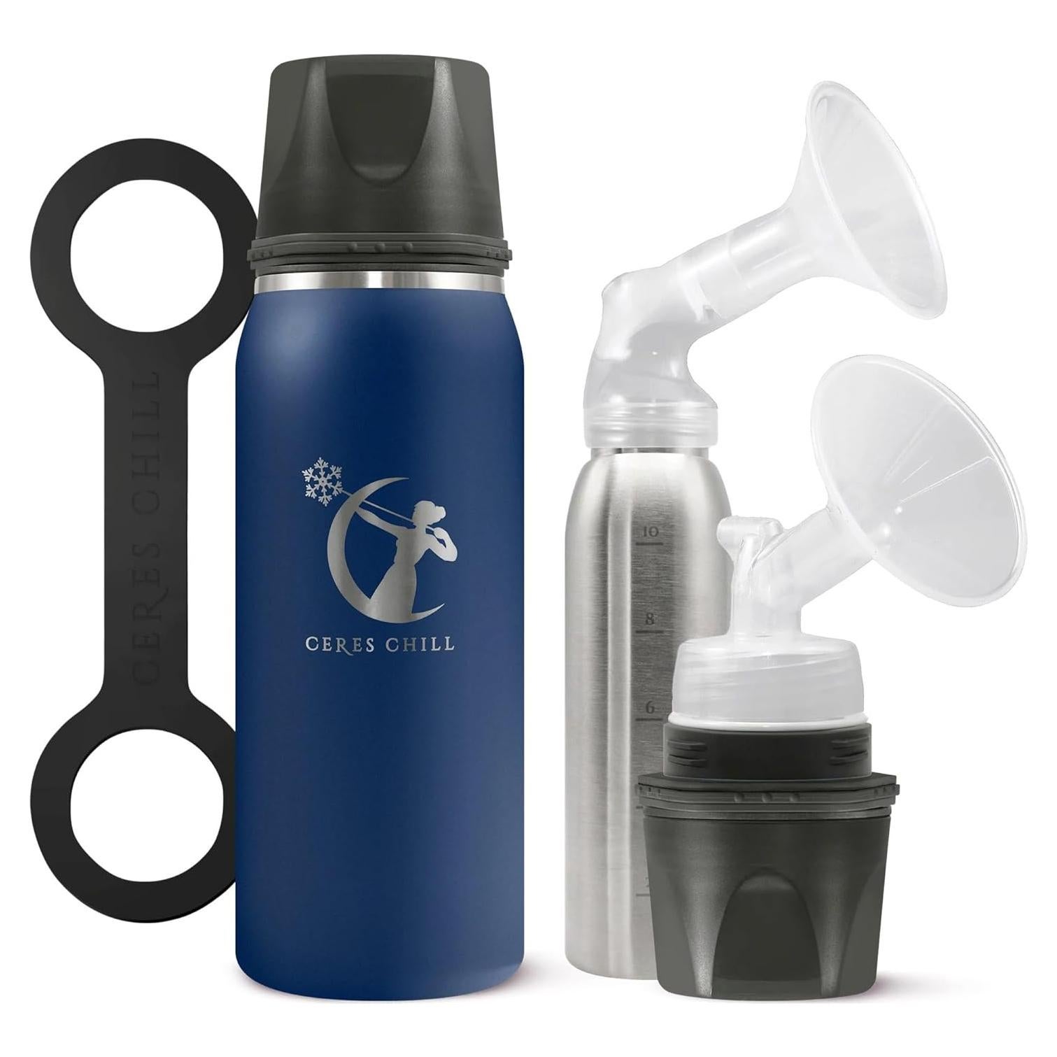 Ceres Chill Enfriador de Leche Materna 1.01 L Azul Marino