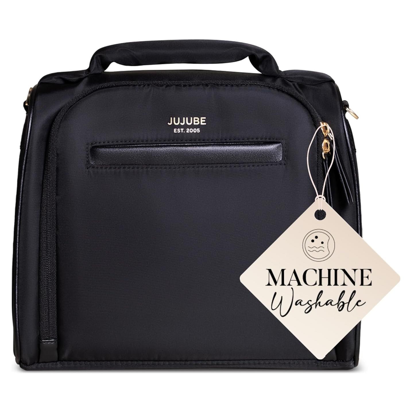 Bolsa Aislada JuJuBe para Biberones y Almuerzo Negra