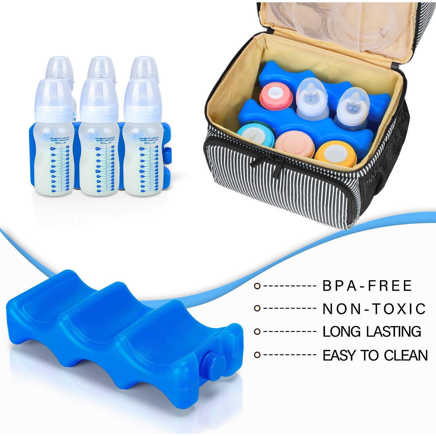 Paquete de Hielo para Leche Materna Teamoy - 2 Unidades Grande