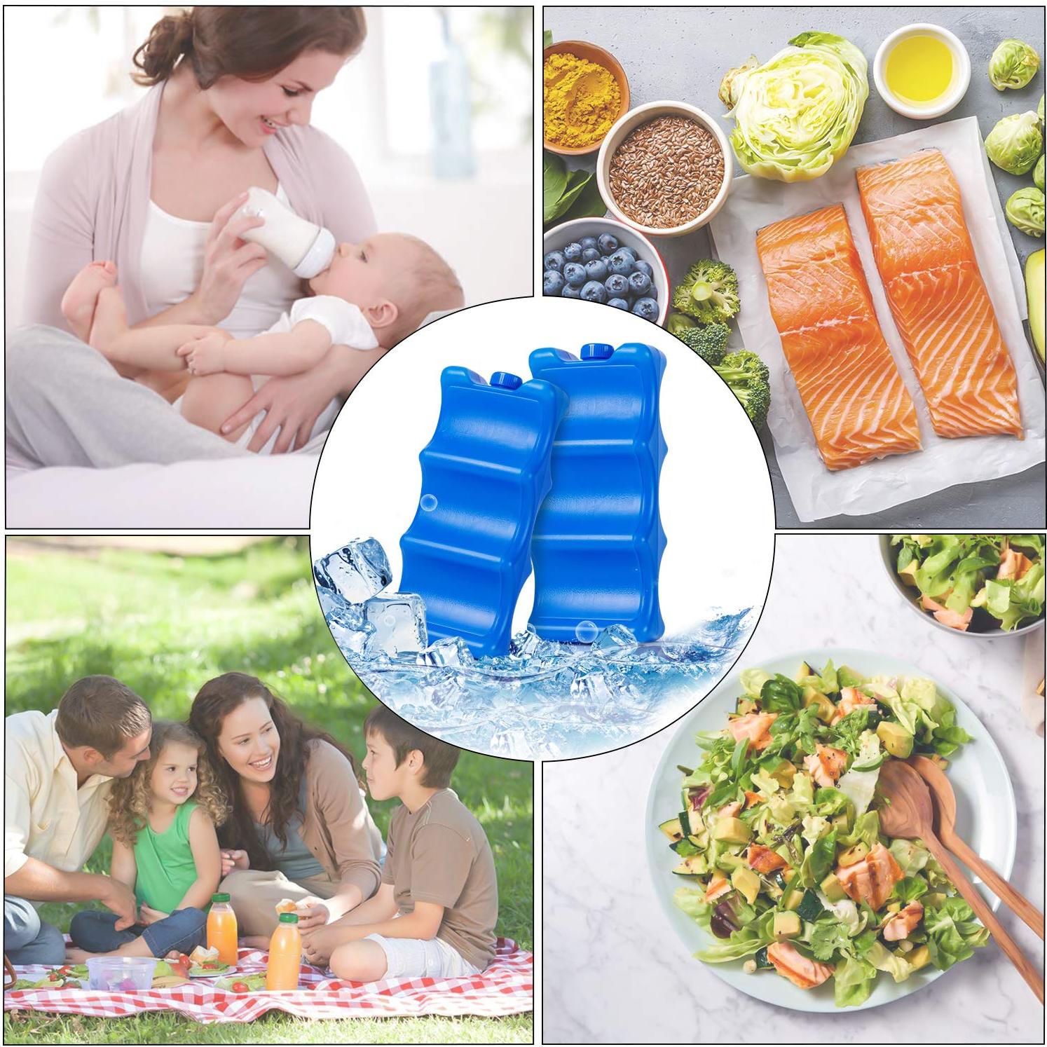 Paquete de Hielo para Leche Materna Teamoy - 2 Unidades Grande