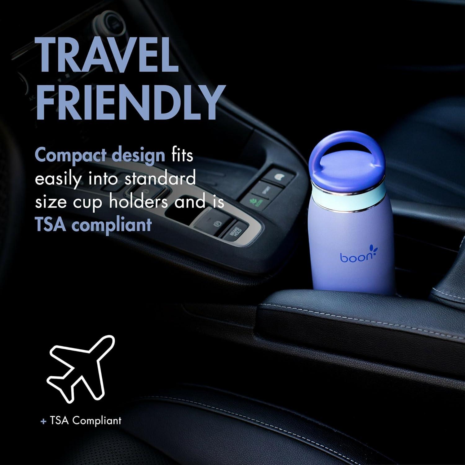 Enfriador de Leche Materna Portátil Boon Frosh - Acero Inoxidable - Azul