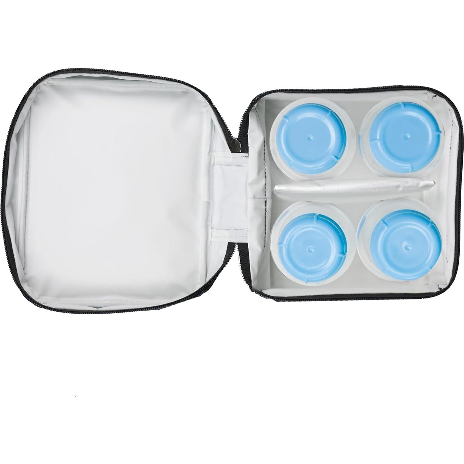 Cooler Congelable PackIt para Leche Materna 5oz Leopardo Gris