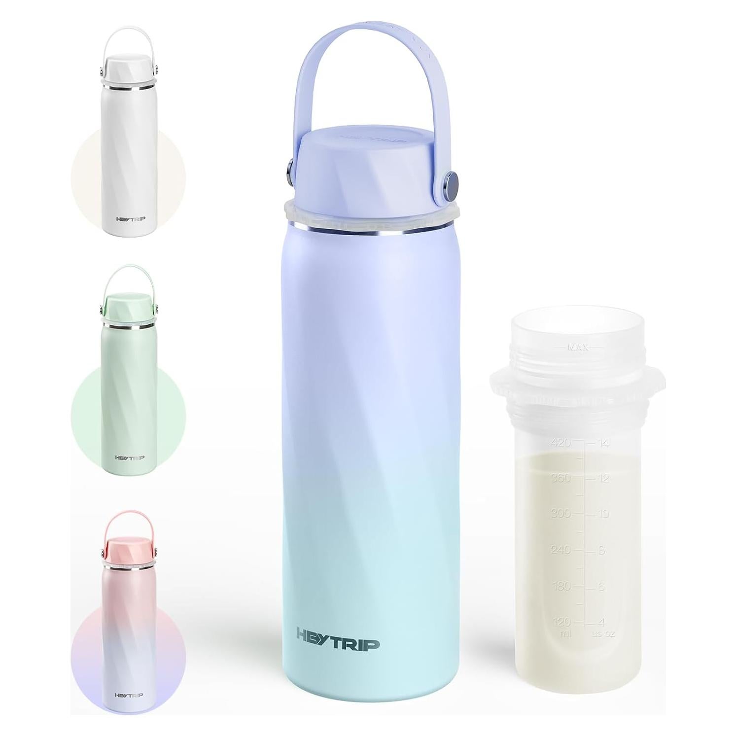 Botella Enfriadora de Leche Materna HEYTRIP 20oz Acero Inoxidable