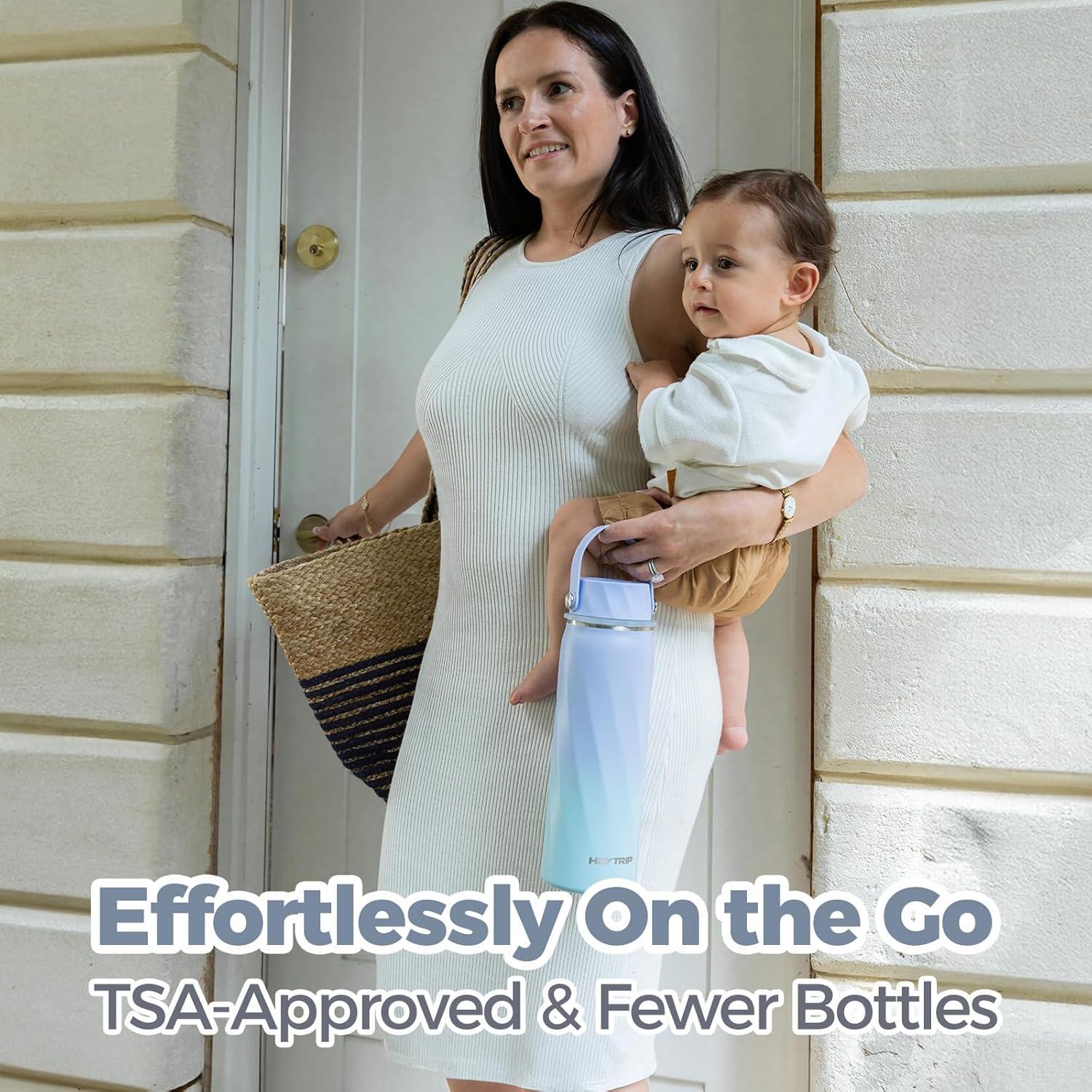 Botella Enfriadora de Leche Materna HEYTRIP 20oz Acero Inoxidable