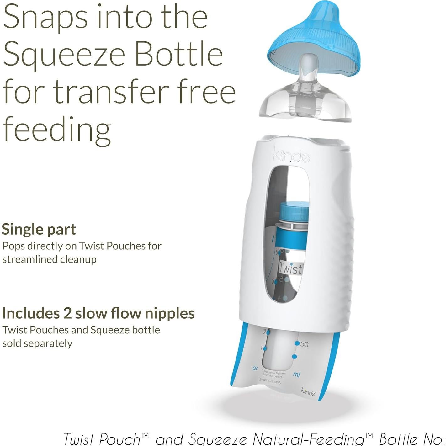 Bolsas de Almacenamiento de Leche Materna Kiinde 6oz 40 Unidades