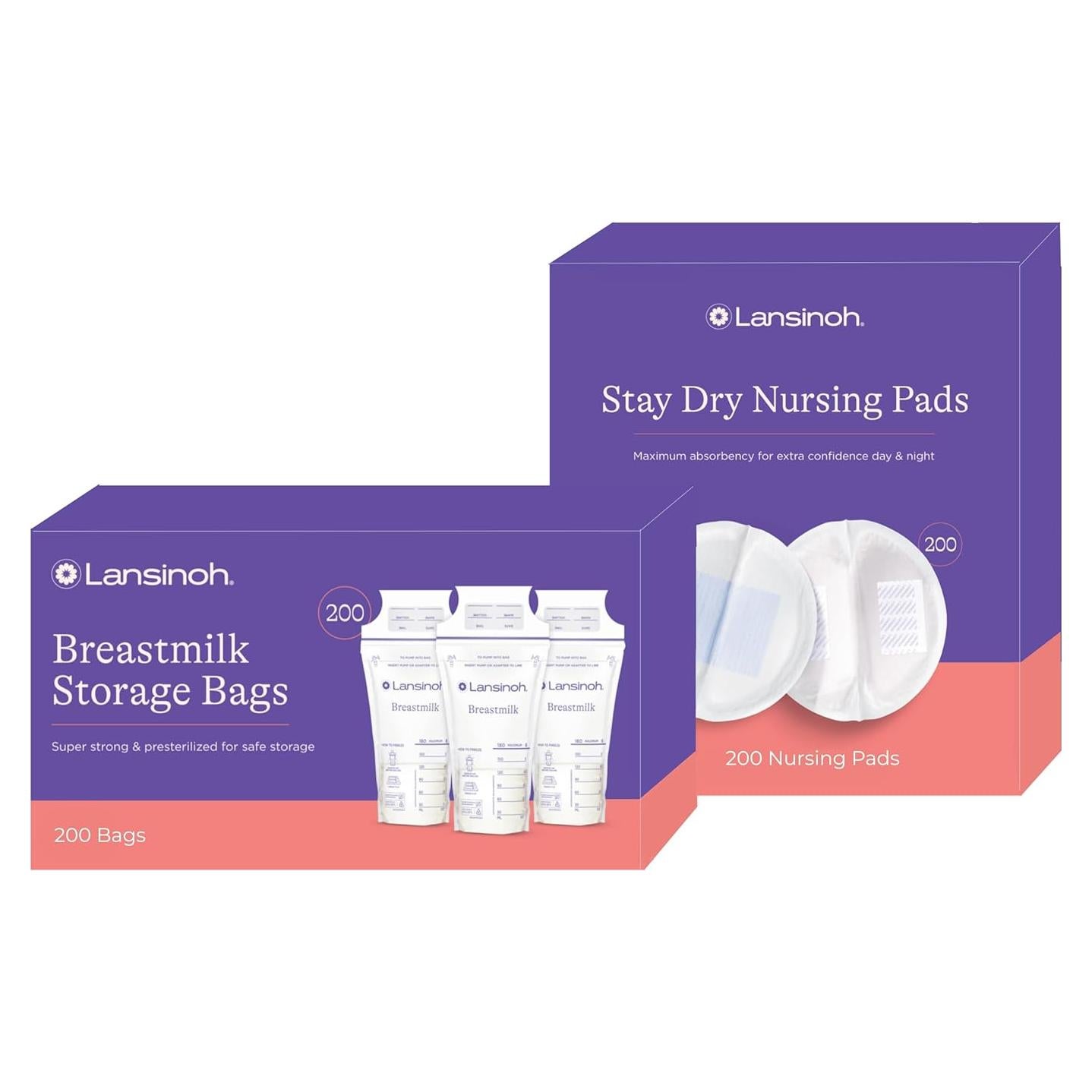 Bolsas y Almohadillas de Lactancia Lansinoh, 200 Pzs, 6 oz