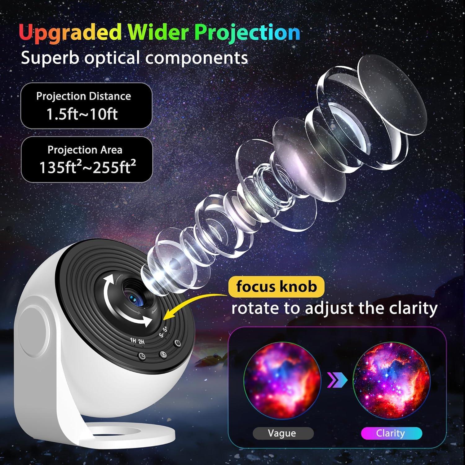 Proyector de Estrellas HD WRRLIGHT 13 en 1 para Dormitorio