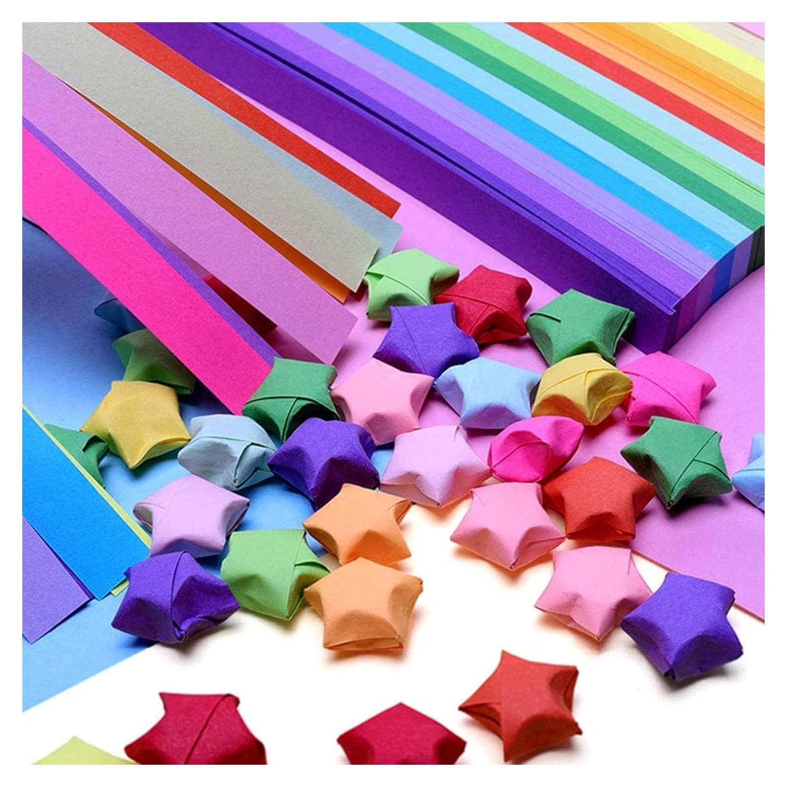 Papel Plegable Estrellas Coloridas JALLYSIA 2340 Hojas DIY
