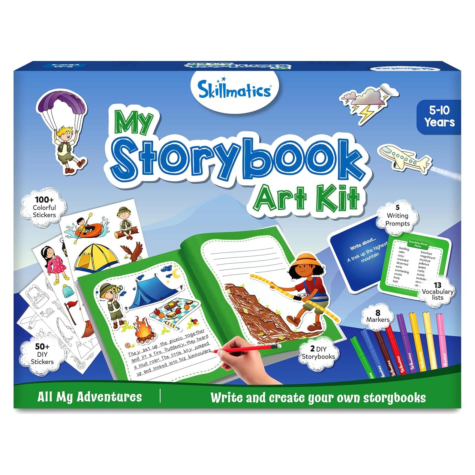 Kit de Arte de Cuentos Skillmatics - Manualidades y Escritura 5-10 Años