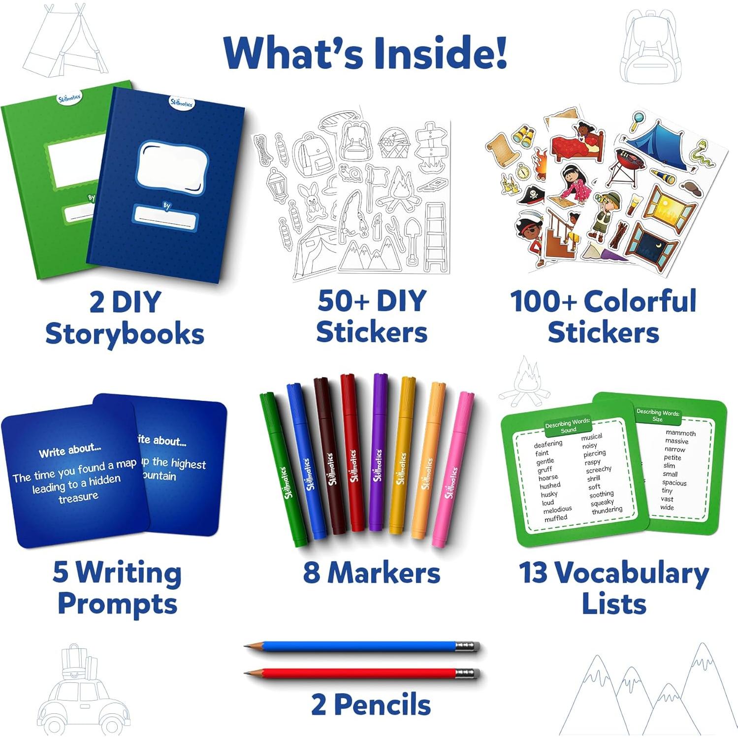 Kit de Arte de Cuentos Skillmatics - Manualidades y Escritura 5-10 Años