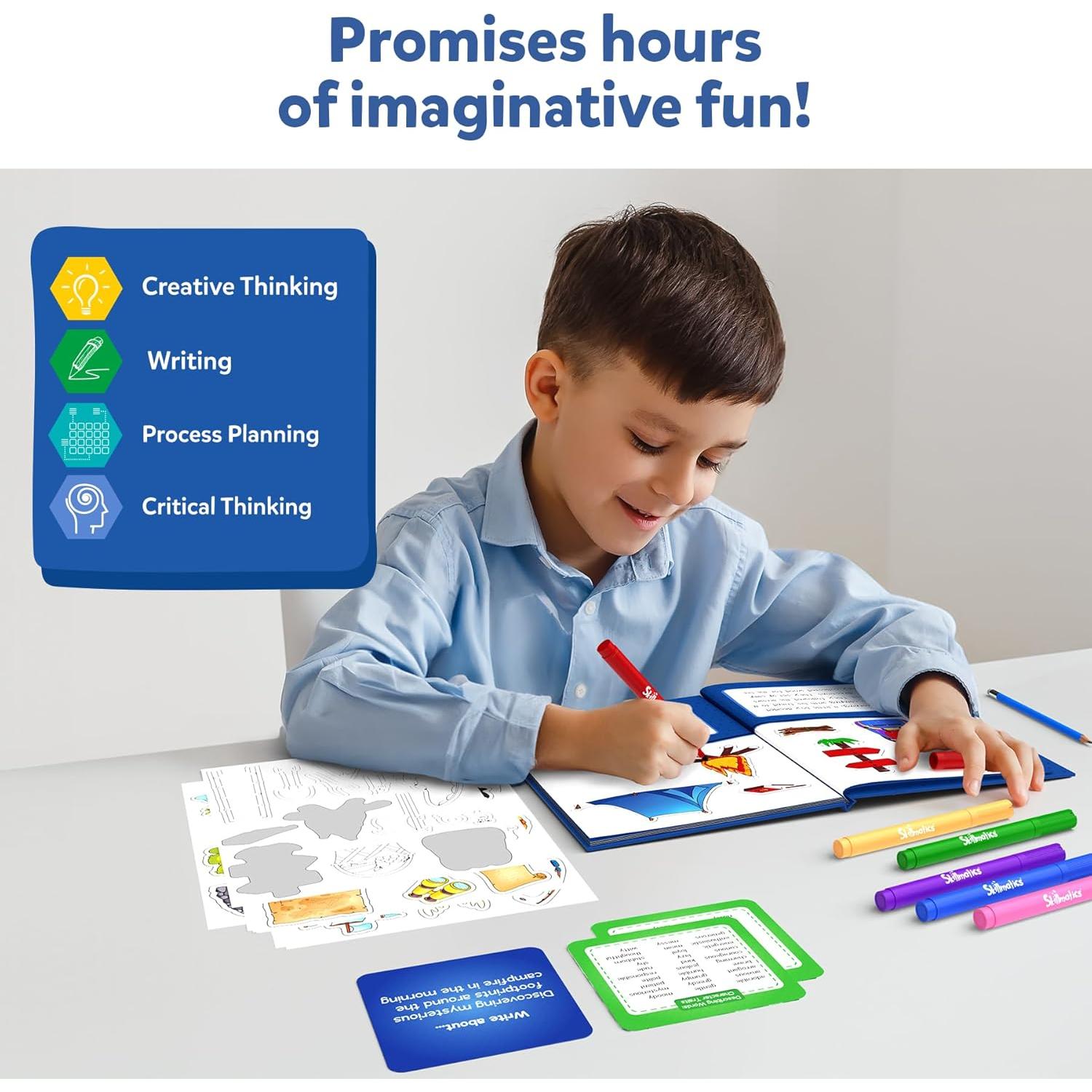 Kit de Arte de Cuentos Skillmatics - Manualidades y Escritura 5-10 Años