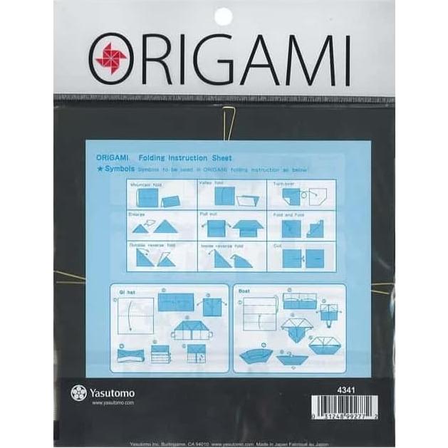 Papel Origami Yuzen 14.92 cm Y&C 12 Piezas Brillantes