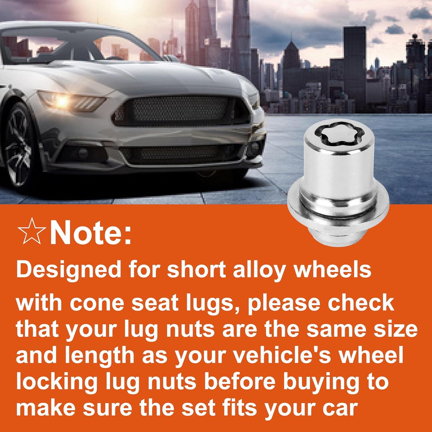 Juego de Tuercas de Bloqueo de Rueda Antirrobo DPHXF M12x1.5