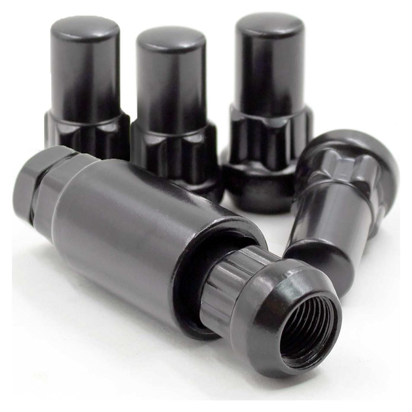 Cerraduras de Rueda 5 Piezas M14 1.5 Acero Negro Partes de Accesorios