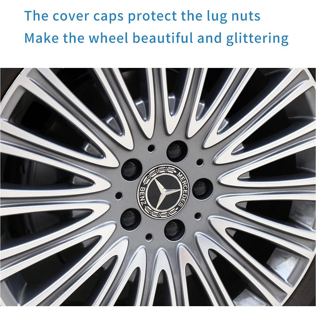 Tuercas de Llantas Acorn ChnewAuto M14x1.5 Negras 51mm - 24 pcs