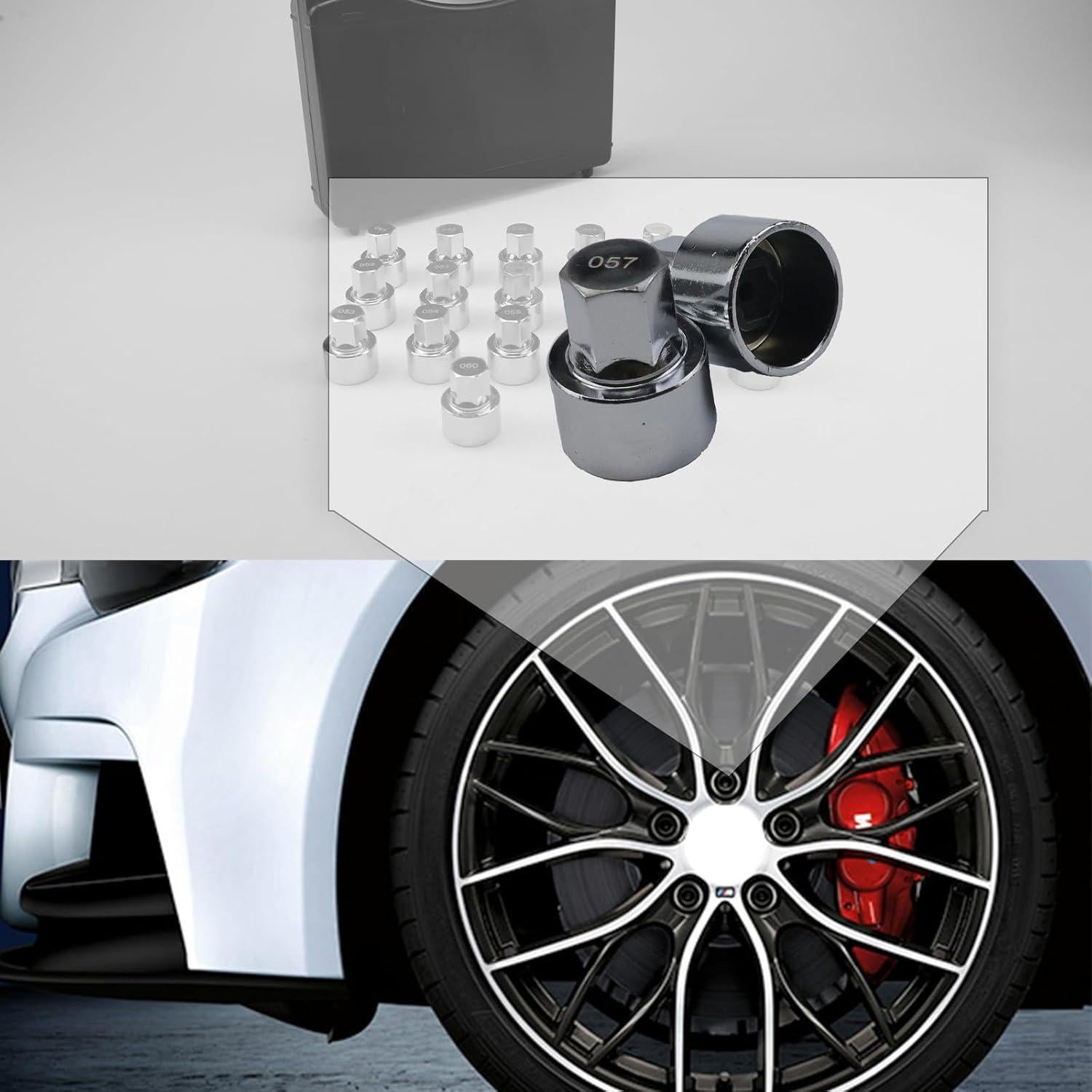 Juego de Herramientas de Remoción de Bloqueo de Ruedas 20 Pzas KGGMGUG