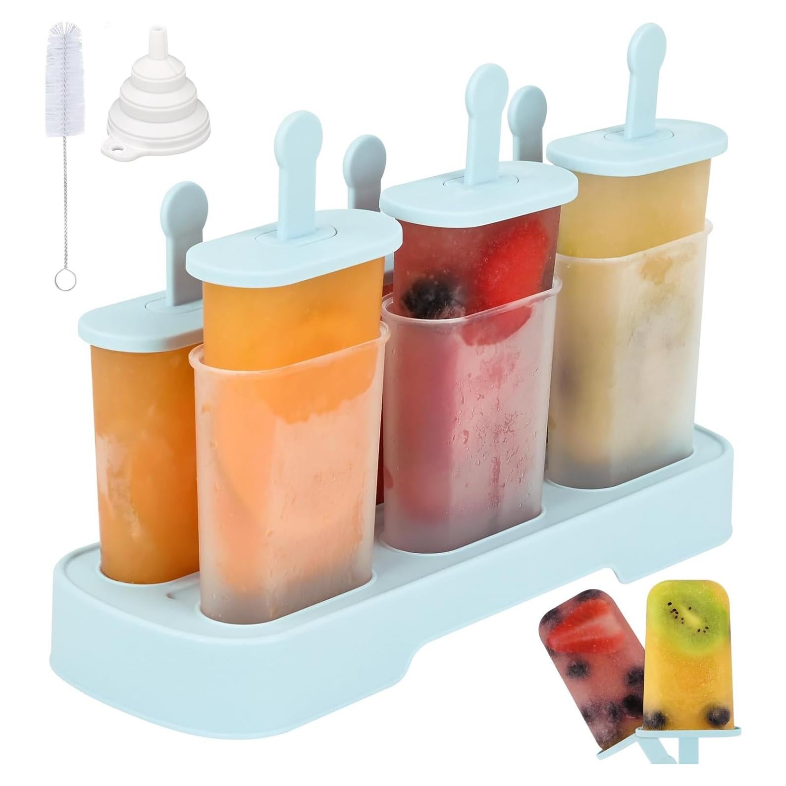 Moldes para Paletas WMKGG 6 PCS Azul con Palitos y Base