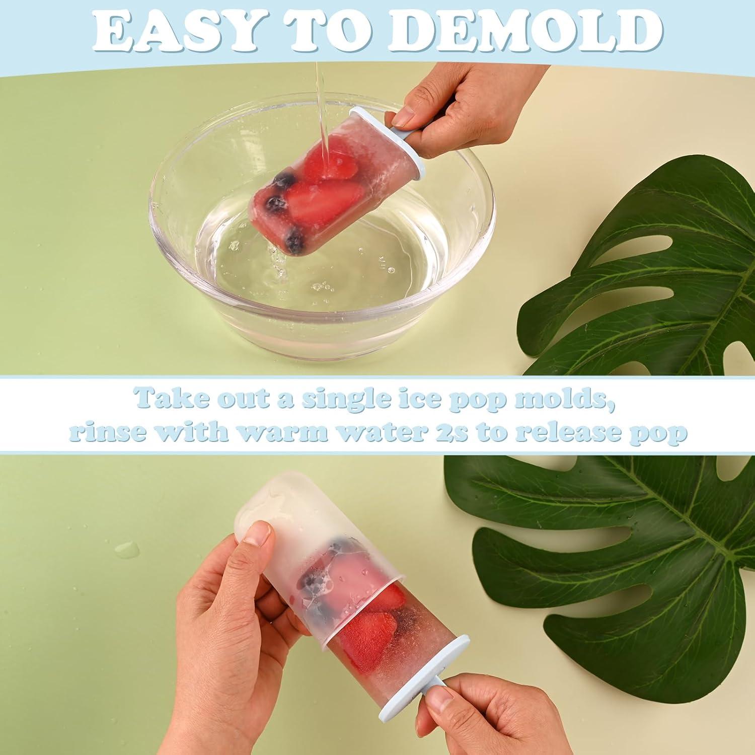 Moldes para Paletas WMKGG 6 PCS Azul con Palitos y Base