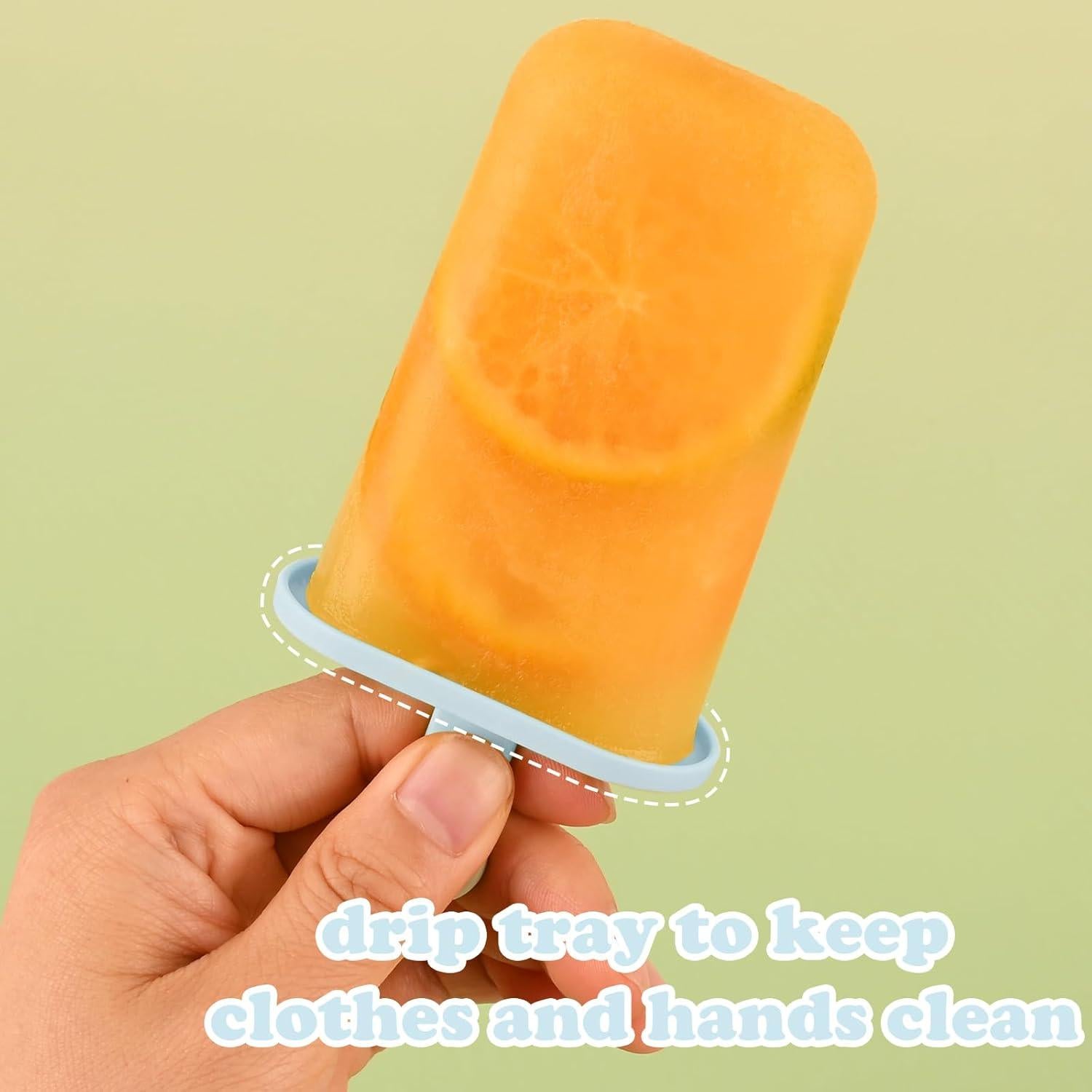 Moldes para Paletas WMKGG 6 PCS Azul con Palitos y Base