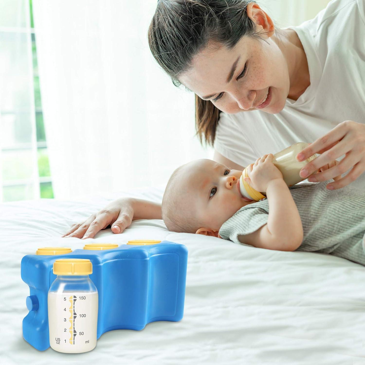 Paquete de Hielo Reutilizable LotFancy 2-Pack Azul 525g