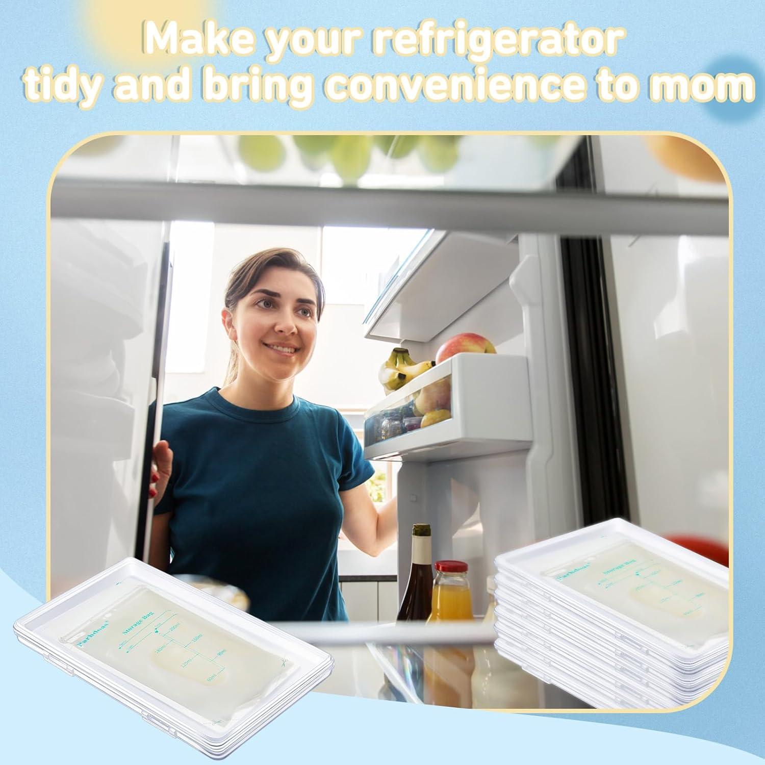 Organizador de Almacenamiento de Leche Materna Hushee 6 Pcs 50.8x30.5 cm